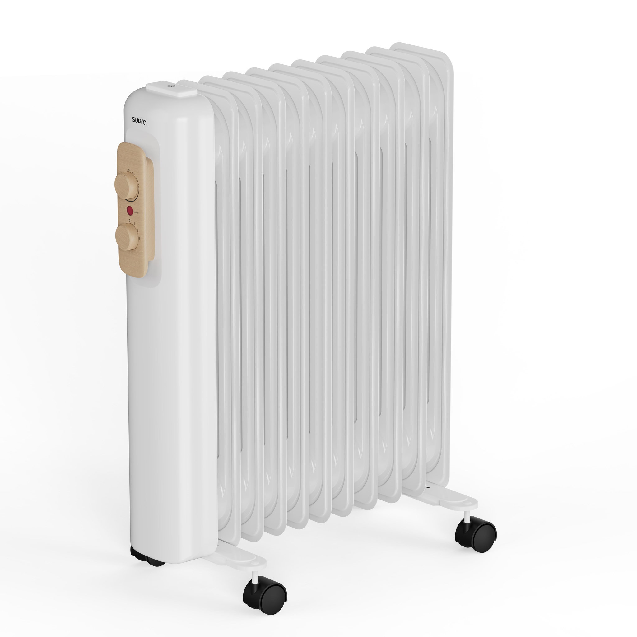 Supra Radiateur à bain d'huile - orion 2500 w - thermostat réglable - roulettes