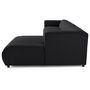 Voir la diapositive 5 : LISA DESIGN Suaro - canapé modulable d'angle droit 5 places en tissu texturé