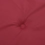 Voir la diapositive 5 : VIDAXL Coussin de banc de jardin rouge bordeaux 150x50x3 cm