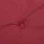 Voir la diapositive 5 : VIDAXL Coussin de banc de jardin rouge bordeaux 150x50x3 cm