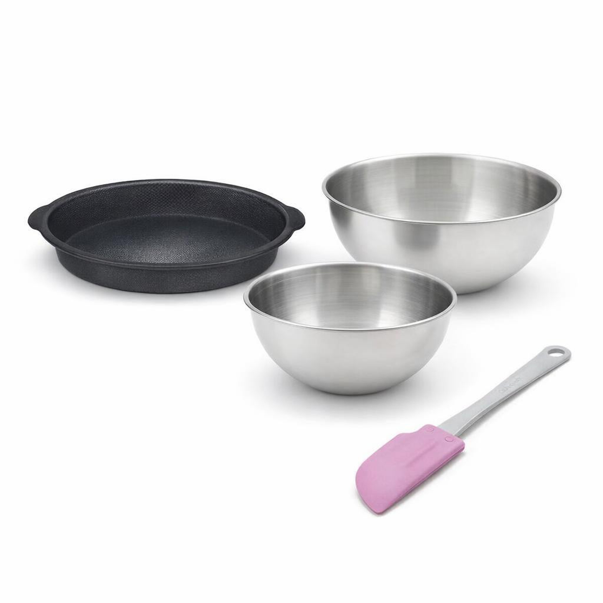 ZENKER Set à pâtisserie avec 1 moule à manqué en silicone fibre de verre, 2 bols à mixer et 1 spatule zenker silicone