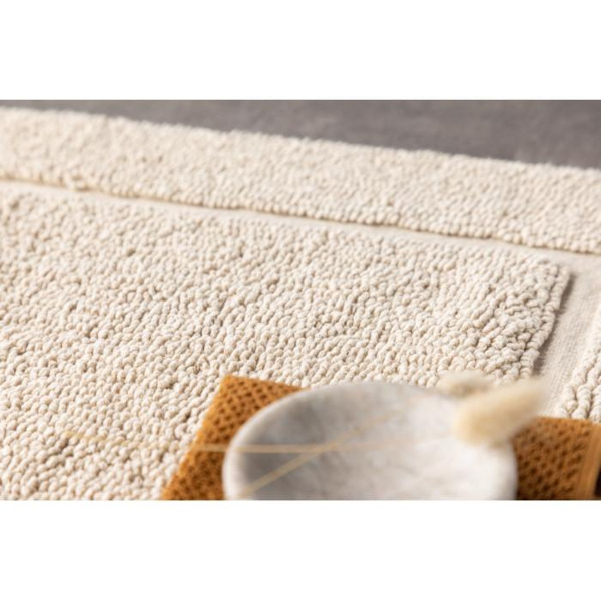 Paris Prix Tapis de Salle de Bain  William  50x80cm Beige