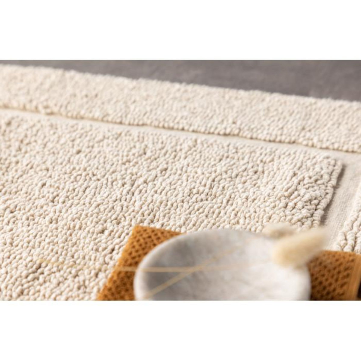 Paris Prix Tapis de Salle de Bain  William  50x80cm Beige