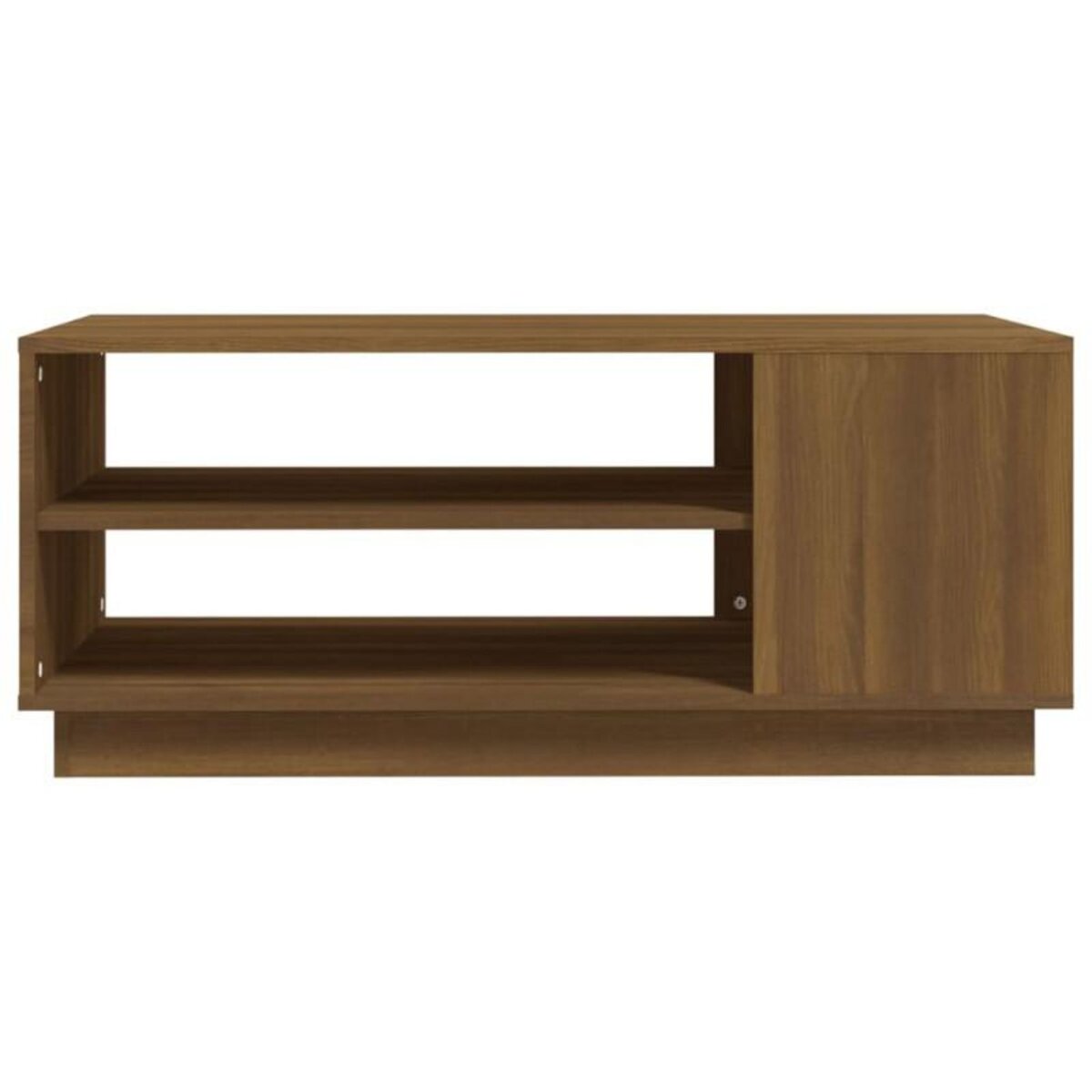 VIDAXL Table basse chêne marron 102x55x43 cm bois d ingénierie