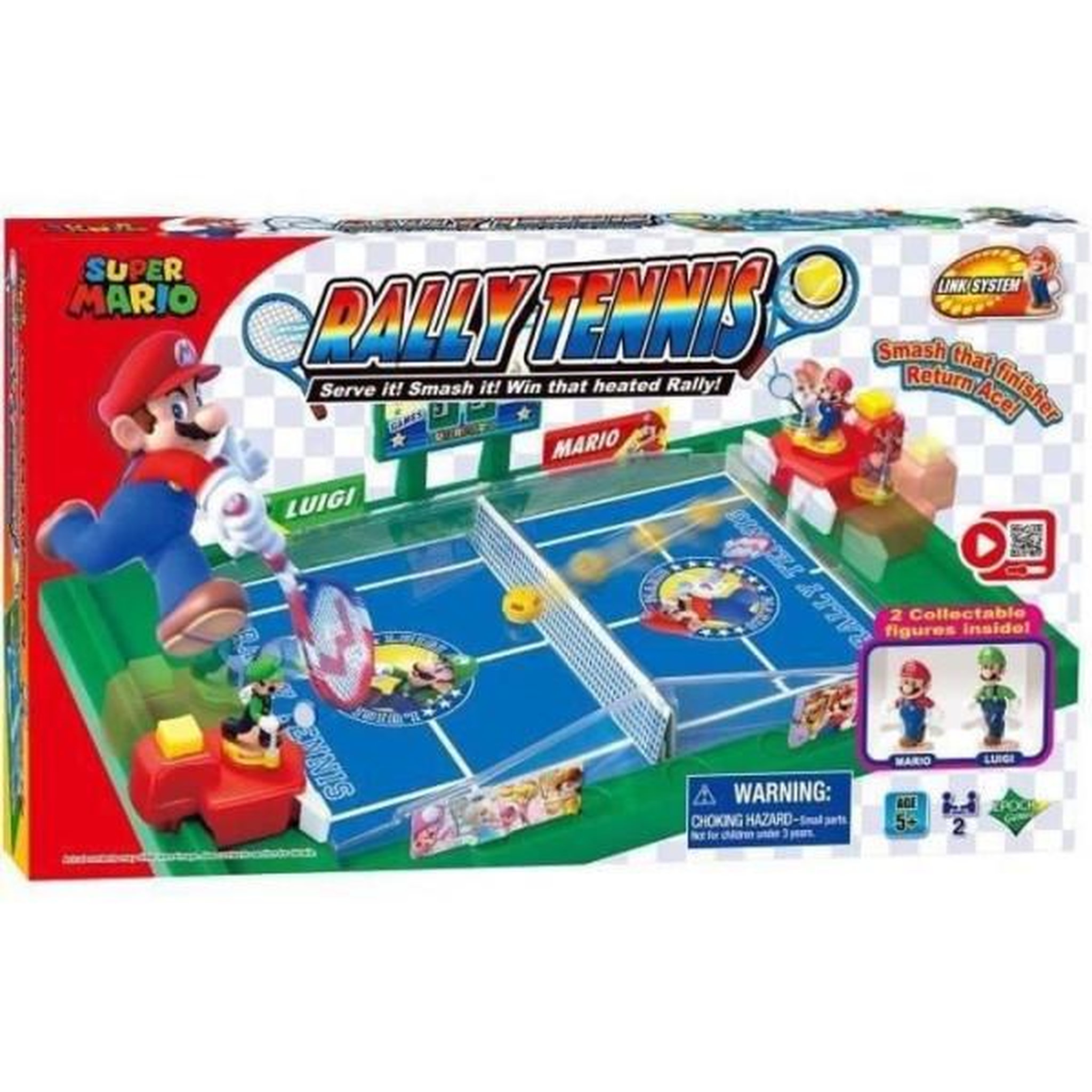 EPOCH Jeu de tennis super mario rally - epoch games - jeu d'ambiance et d'action
