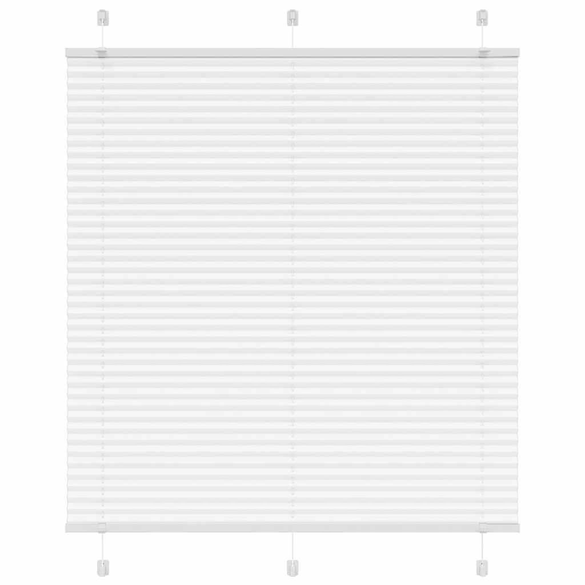 VIDAXL Store plisse blanc 115x150cm largeur du tissu 114,4cm polyester