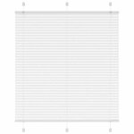 VIDAXL Store plisse blanc 115x150cm largeur du tissu 114,4cm polyester