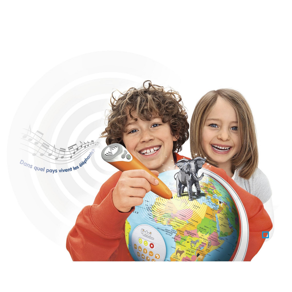 RAVENSBURGER Tiptoi Globe interactif