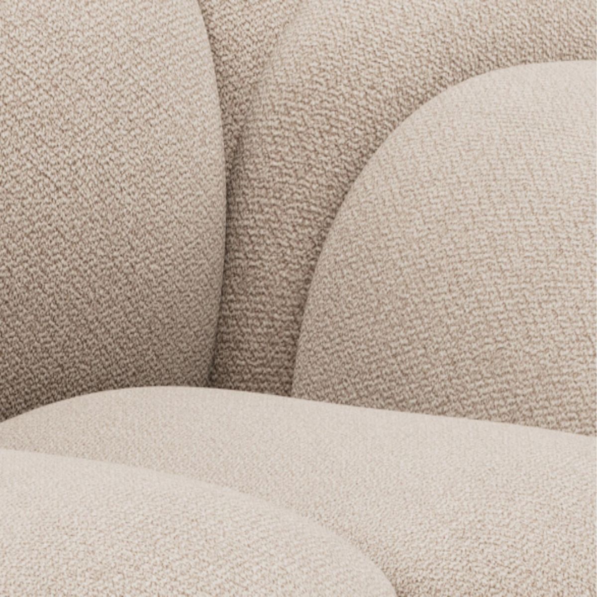 LISA DESIGN Ava - canapé 3 places en velours texturé