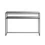 Voir la diapositive 2 : Paris Prix Console Design en Métal  Mino  112cm Noir Laqué