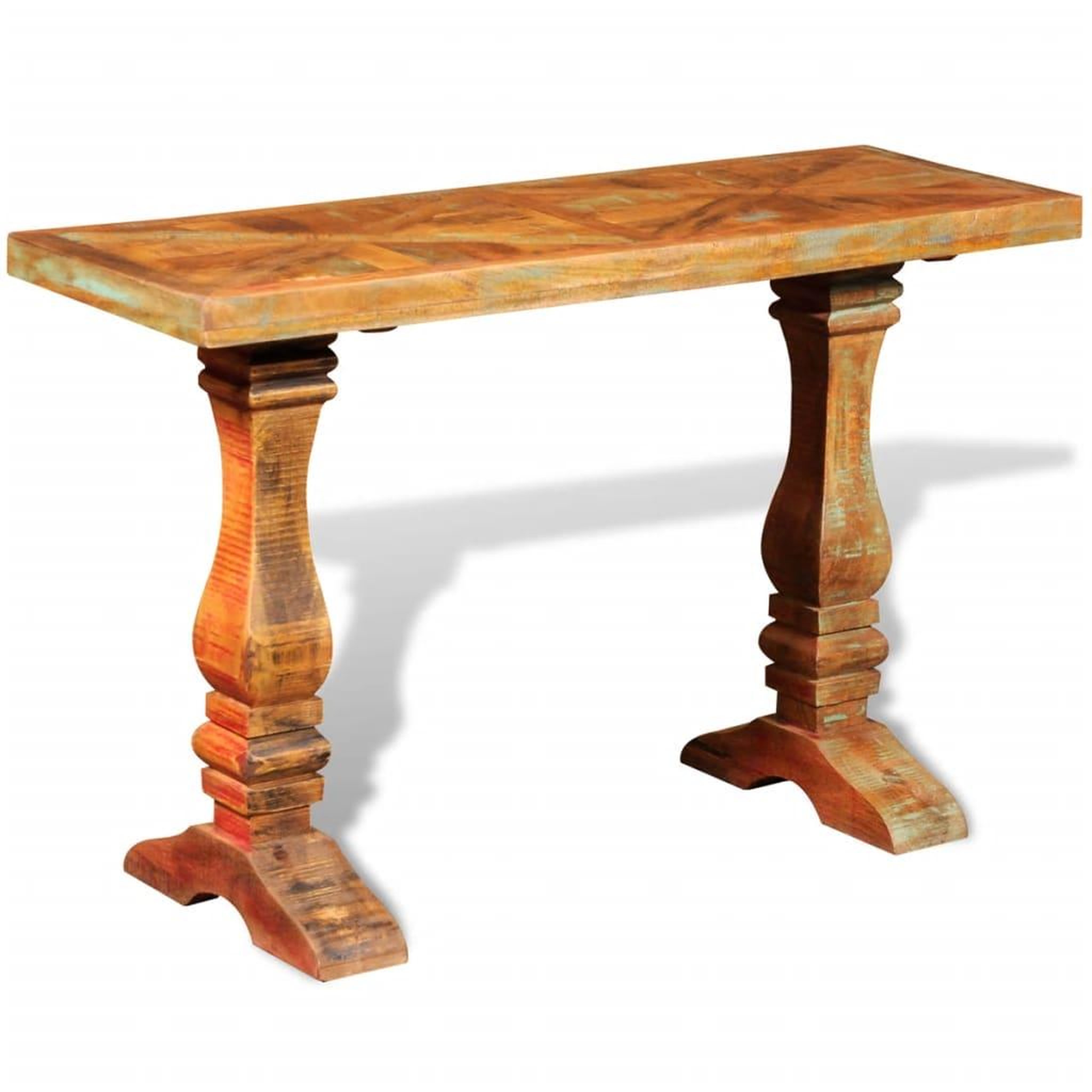 Voir la diapositive 3 : VIDAXL Table console Bois de recuperation massif