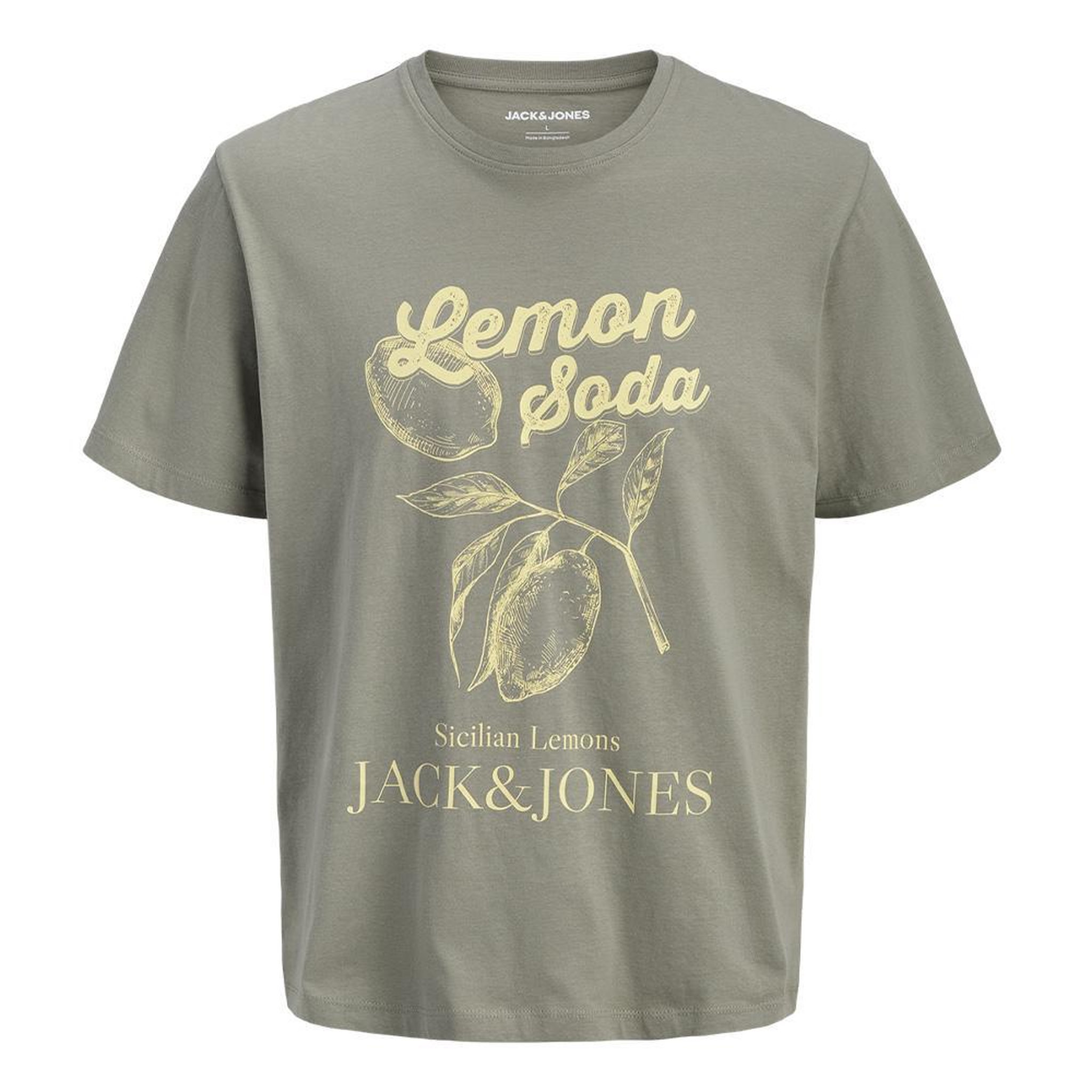 Jack & Jones T-Shirt Vert/Jaune Homme Jack & Jones Arri. Coloris disponibles : Vert