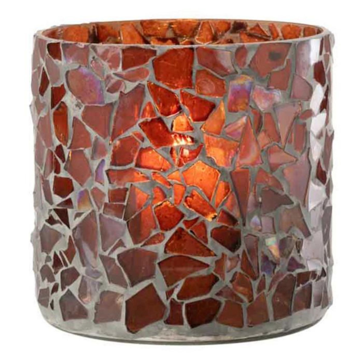 Paris Prix Photophore Design en Verre  Ido  16cm Marron