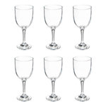 SECRET DE GOURMET Lot de 6 Verres à Vin  Clara  29cl Transparent