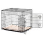 Voir la diapositive 5 : PAWHUT Cage caisse de transport pliante pour chien en métal noir 106 x 71 x 76 cm matelas fourni