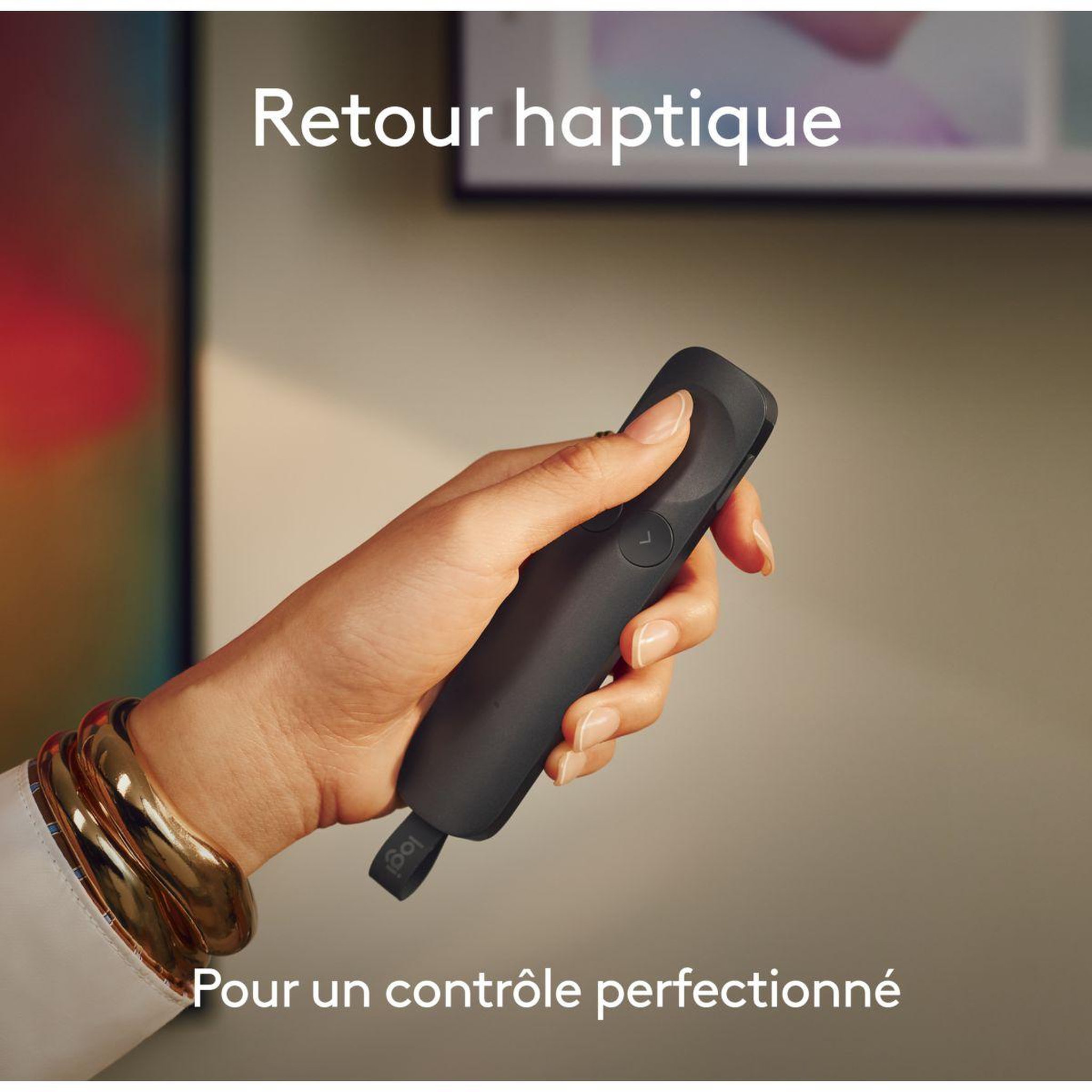Voir la diapositive 3 : Logitech Pointeur laser spotlight 2 sand