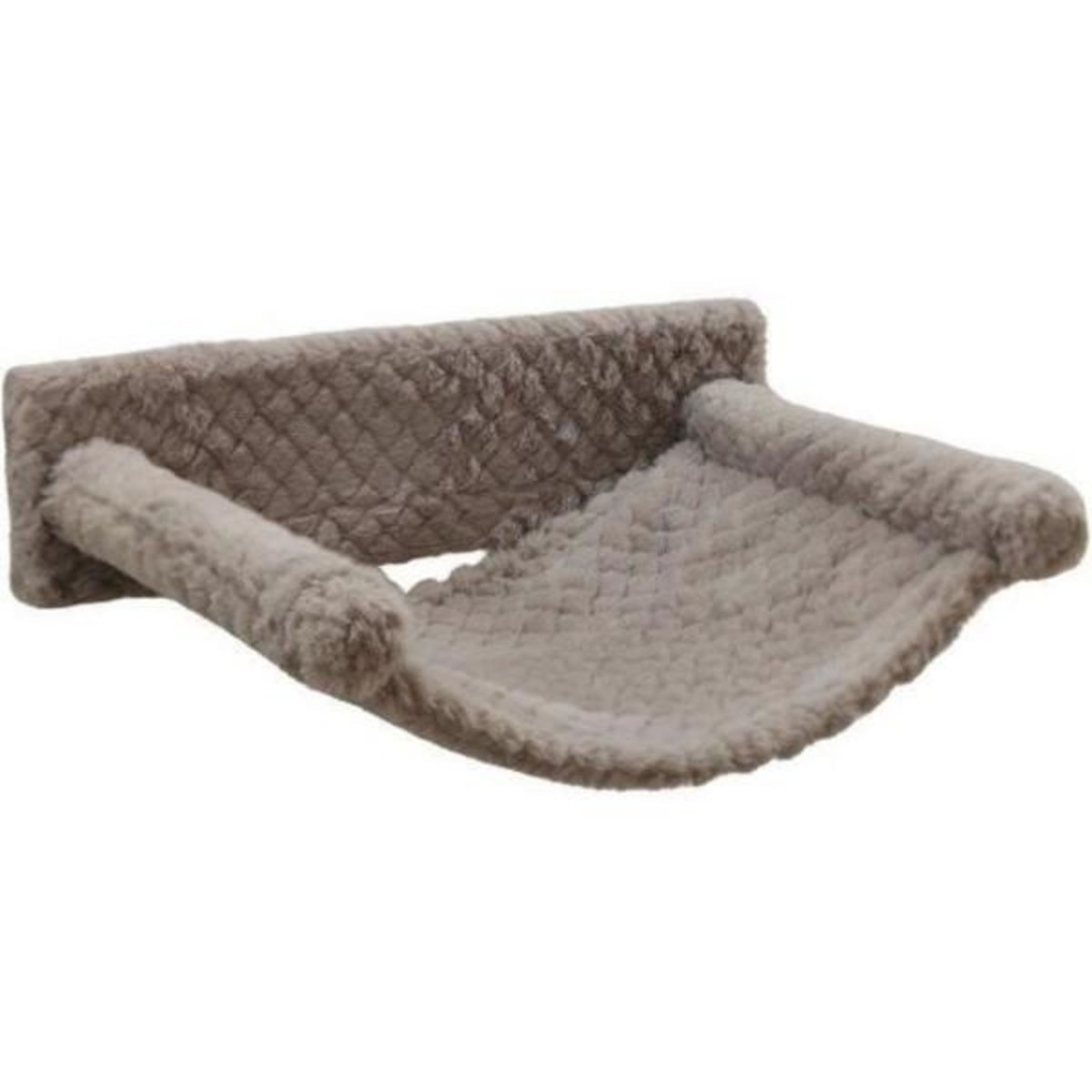 KERBL Mur d'escalade pour chats - KERBL - MONTE BALDO - 6 pieces - Gris - Niche vaste