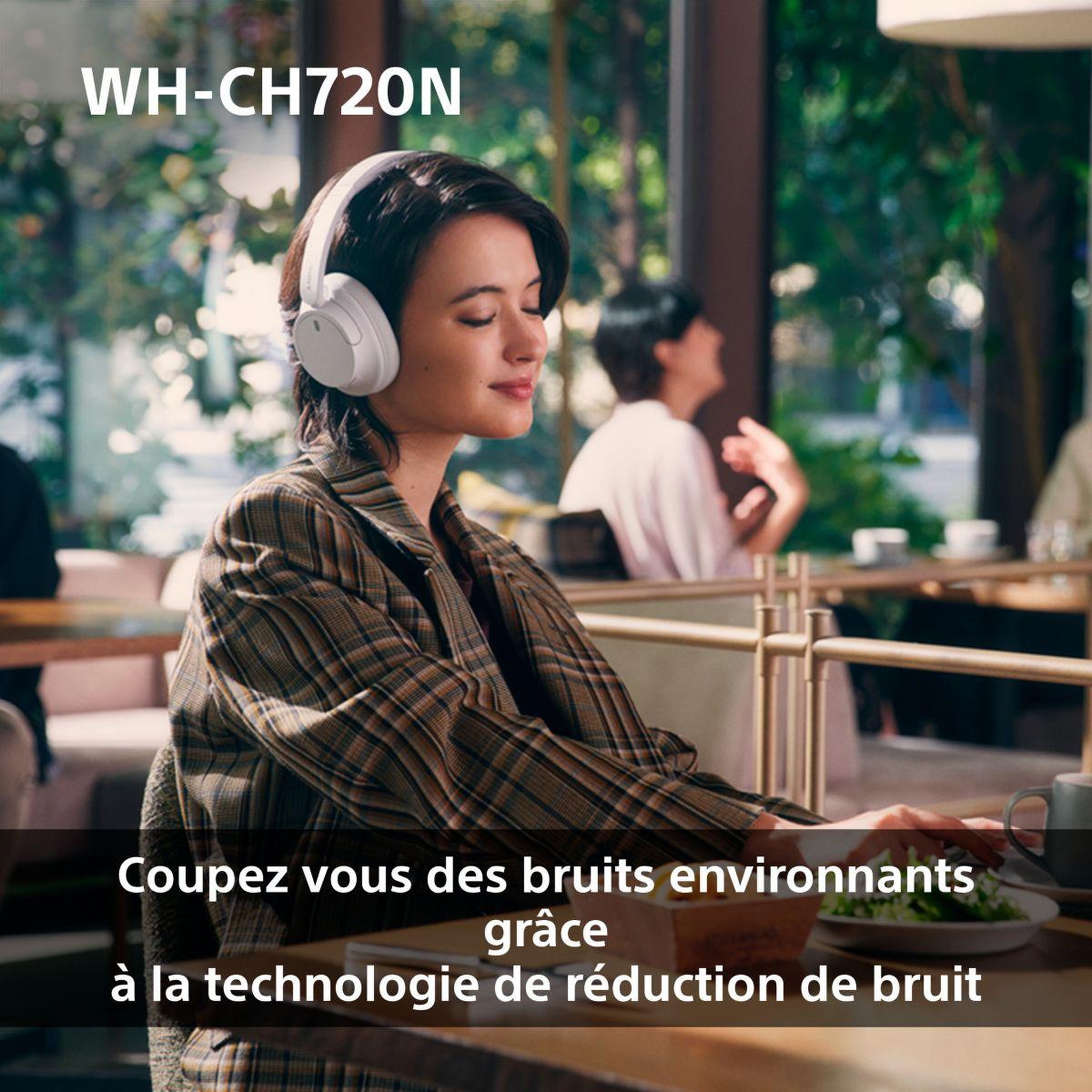 Voir la diapositive 3 : SONY Casque WH-CH720N Bleu