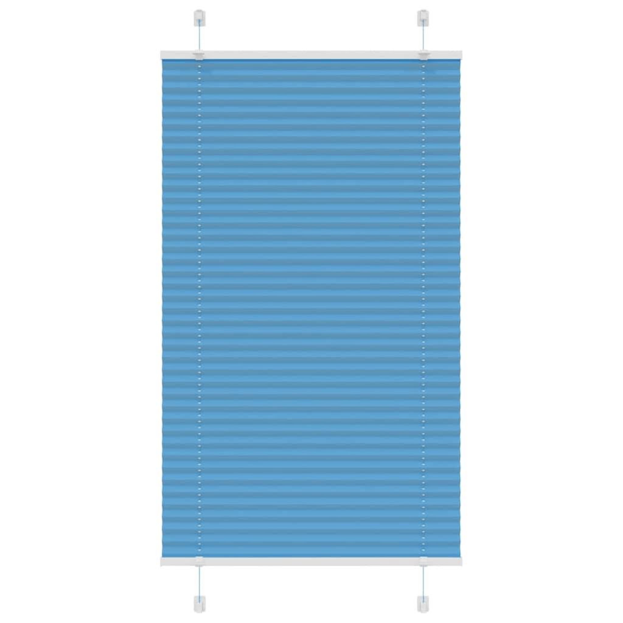 VIDAXL Store plisse bleu 80x150 cm largeur du tissu 79,4 cm polyester