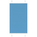 VIDAXL Store plisse bleu 80x150 cm largeur du tissu 79,4 cm polyester