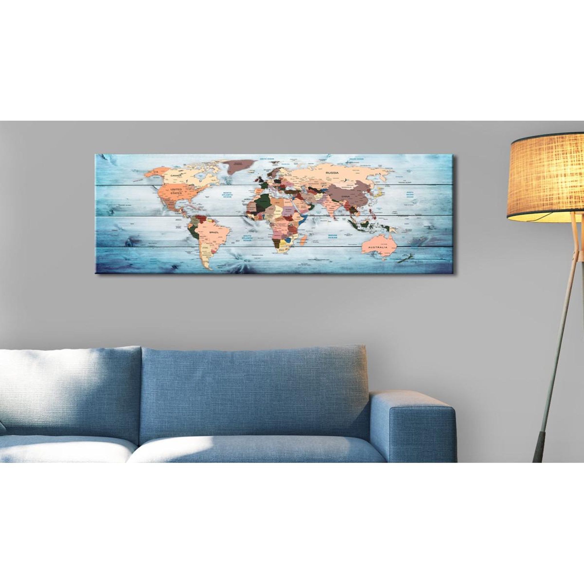 Voir la diapositive 2 : Paris Prix Tableau Imprimé  World Maps : Sapphire Travels