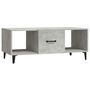 Voir la diapositive 2 : VIDAXL Table basse Gris beton 102x50x40 cm Bois d'ingenierie