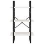 Voir la diapositive 5 : VIDAXL Etagere de rangement Blanc 60x30x105 cm Bois de pin massif
