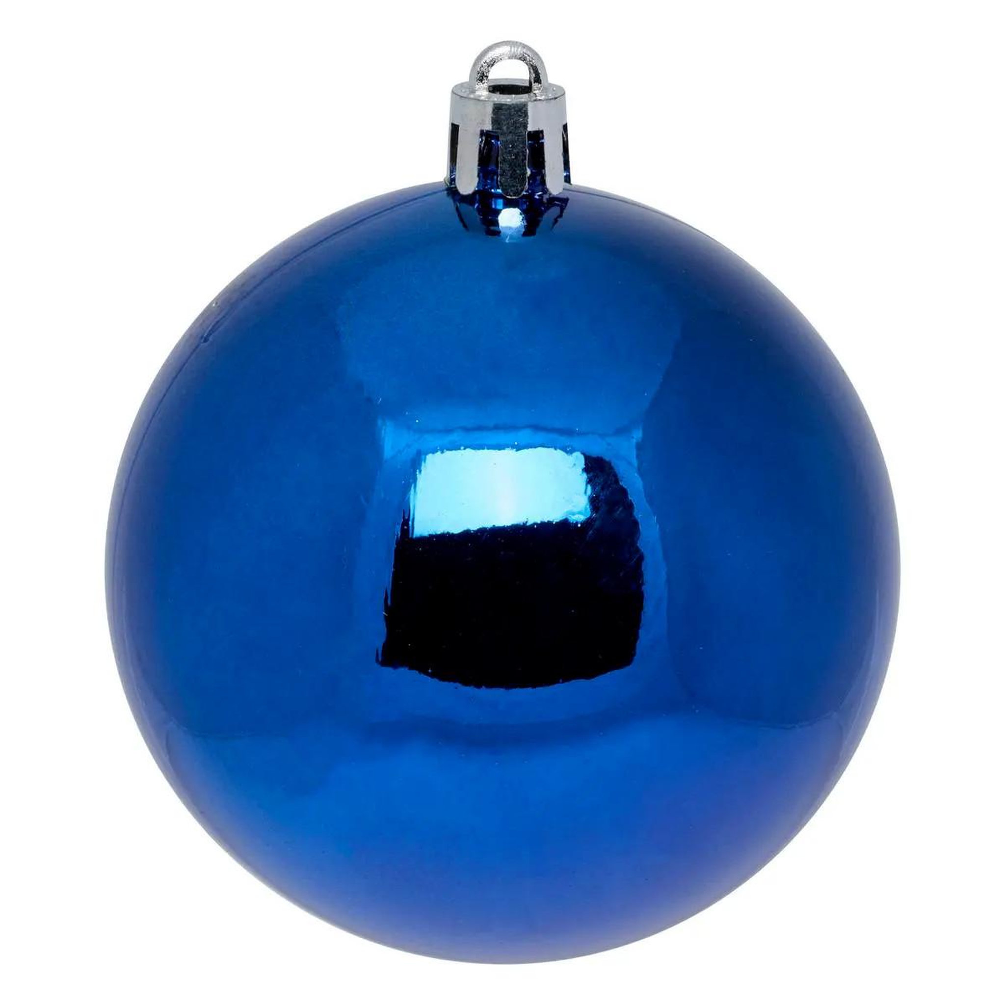 Voir la diapositive 2 : FEERIC LIGHT & CHRISTMAS Lot de 4 Boules de Noël  Colorama  8cm Bleu Nuit