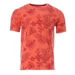 RMS 26 T shirt Rouge Homme R S26 Garment. Coloris disponibles : Orange