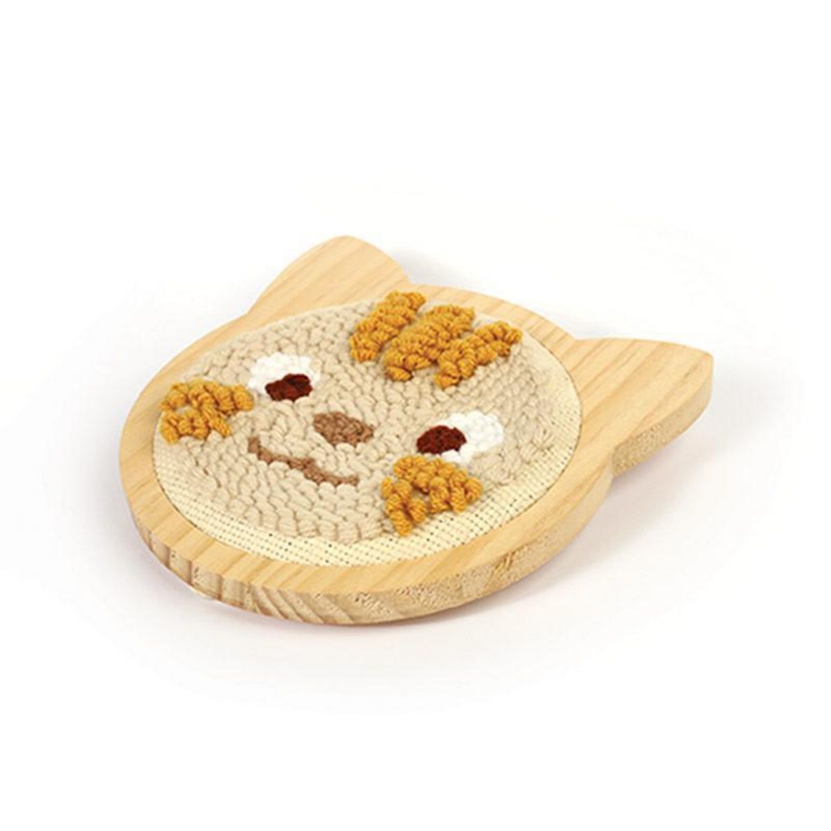 Graine créative Coffret punch needle - Chat Ø 15 cm