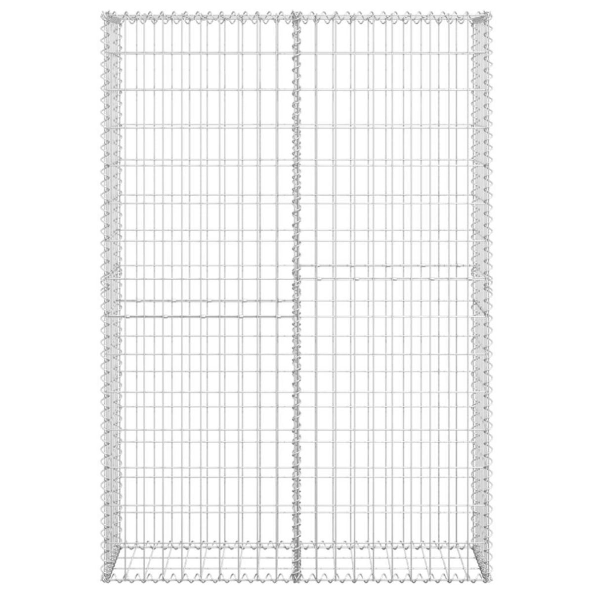 VIDAXL Panier de gabion avec couvercle Fil galvanise 150x100x30 cm
