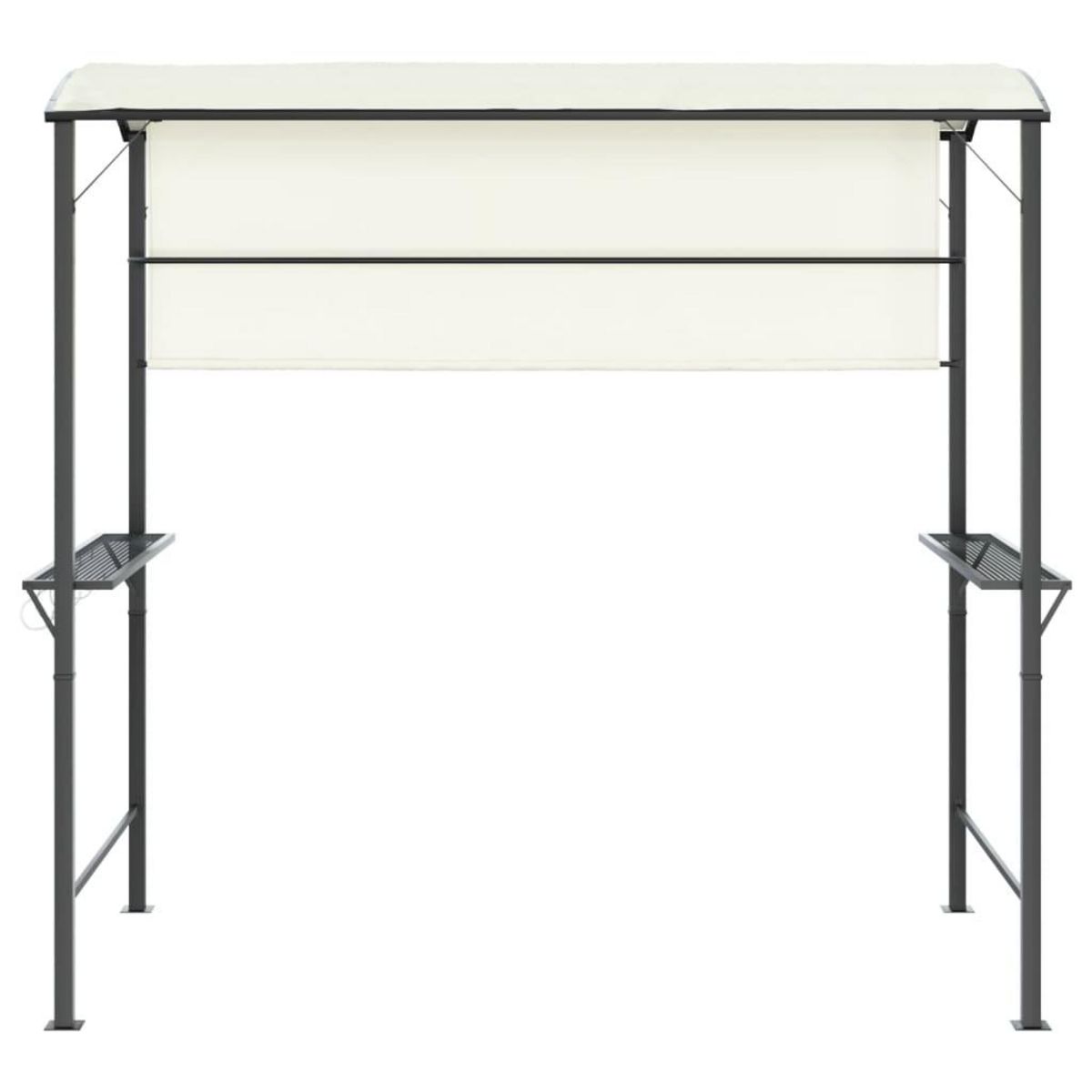 VIDAXL Belvedere avec toit 220x110x200 cm Creme