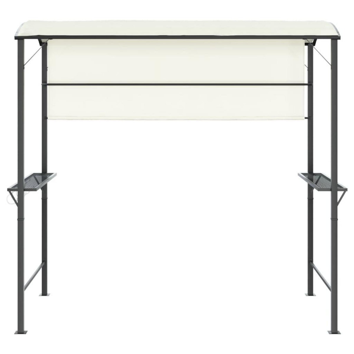 VIDAXL Belvedere avec toit 220x110x200 cm Creme