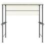 Voir la diapositive 3 : VIDAXL Belvedere avec toit 220x110x200 cm Creme