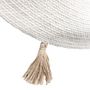 Voir la diapositive 2 : The Home Deco Factory Tapis rond coton pompon beige 90 cm