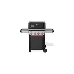 Weber Barbecue gaz Spirit E-425 mix black grill et plancha sur chariot, 61x45 cm