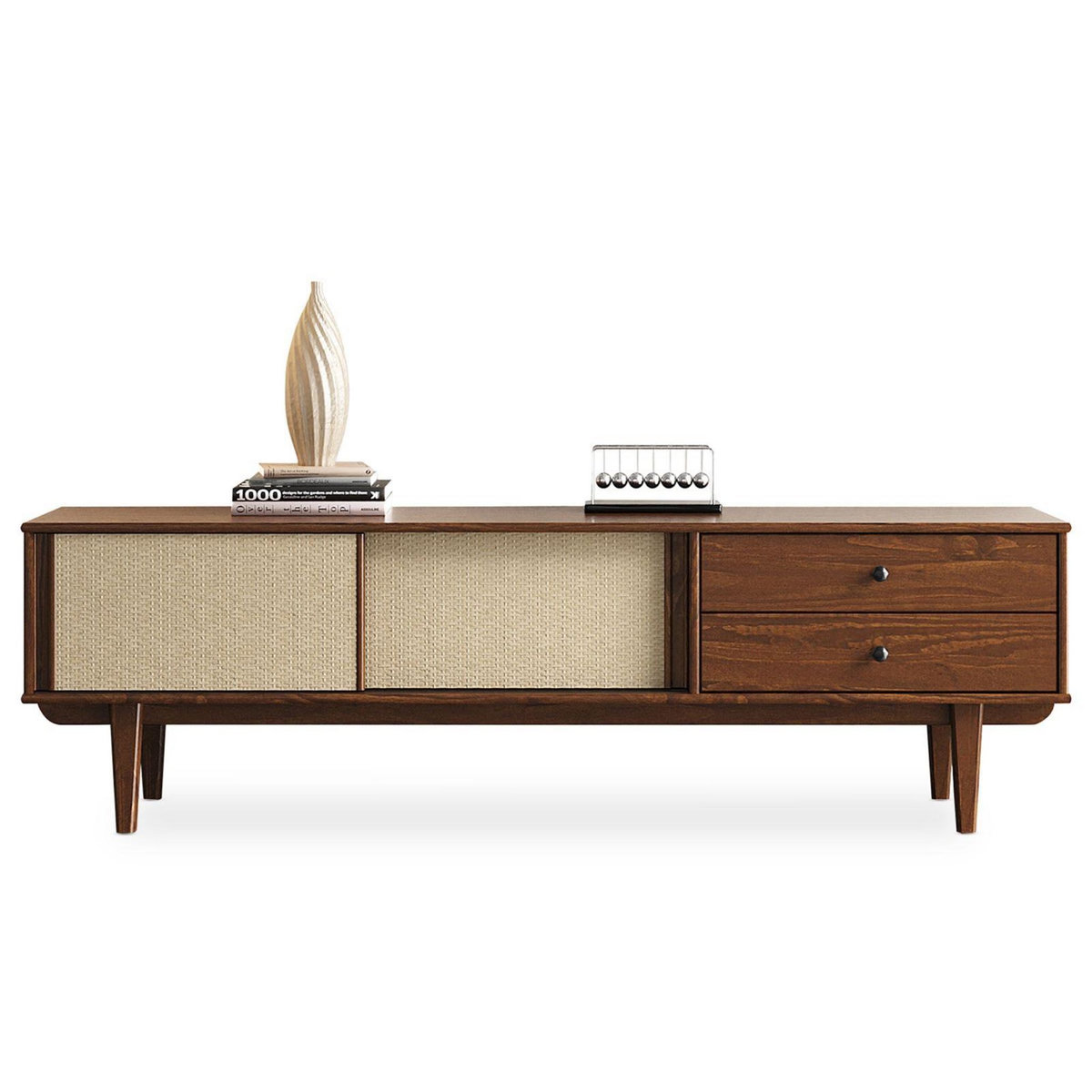 IDIMEX Meuble TV SIMONA L 175 cm en bois massif