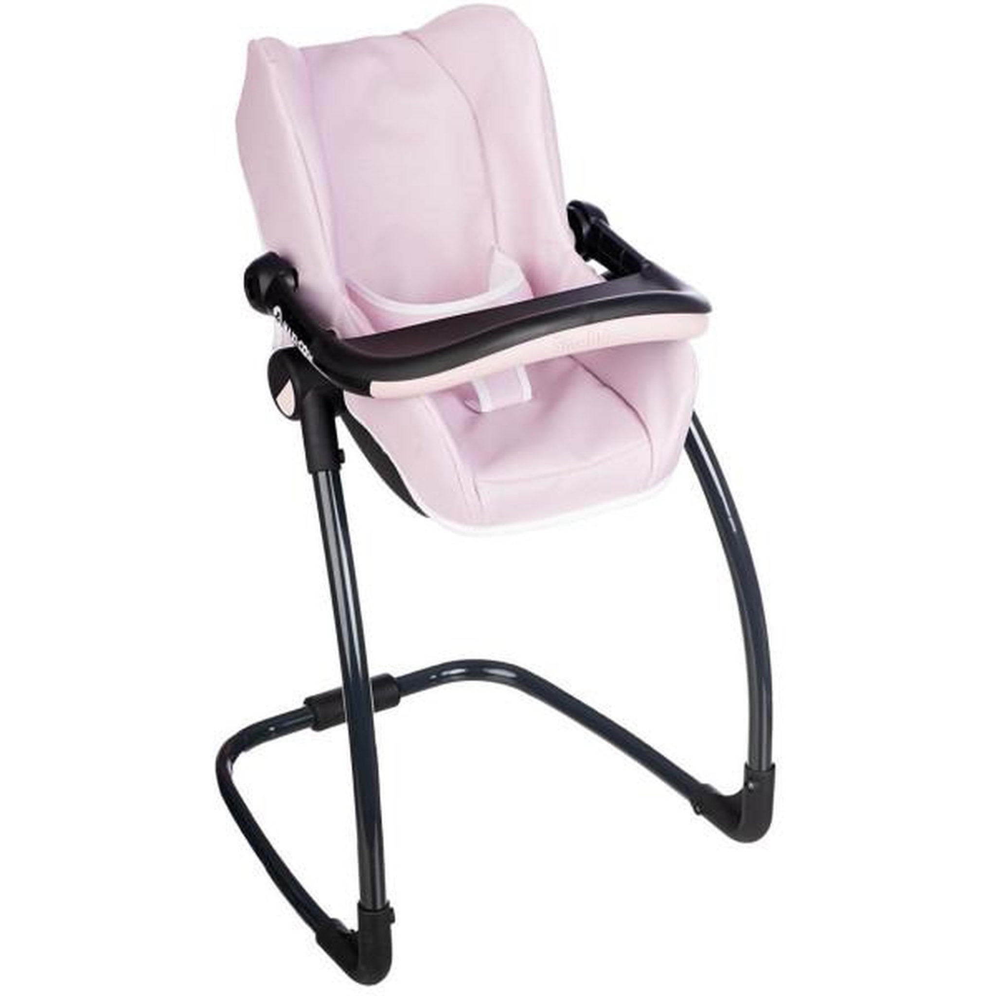 SMOBY SMOBY - Maxi cosi - Siege + Chaise haute rose -3 en 1 - Pour poupon - Des 3 ans