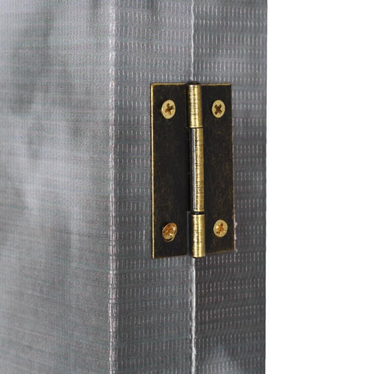 VIDAXL Cloison de separation 160 x 170 cm Bus londonien Noir et blanc