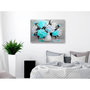 Voir la diapositive 2 : Paris Prix Tableau Imprimé  Fragrant Colours Wide Blue