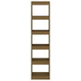 Voir la diapositive 5 : VIDAXL Bibliotheque/Separateur de piece Marron miel 40x30x167,5 cm Pin