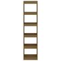 Voir la diapositive 5 : VIDAXL Bibliotheque/Separateur de piece Marron miel 40x30x167,5 cm Pin