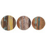 Voir la diapositive 5 : VIDAXL Tables d'appoint 3 pcs Bois de recuperation massif