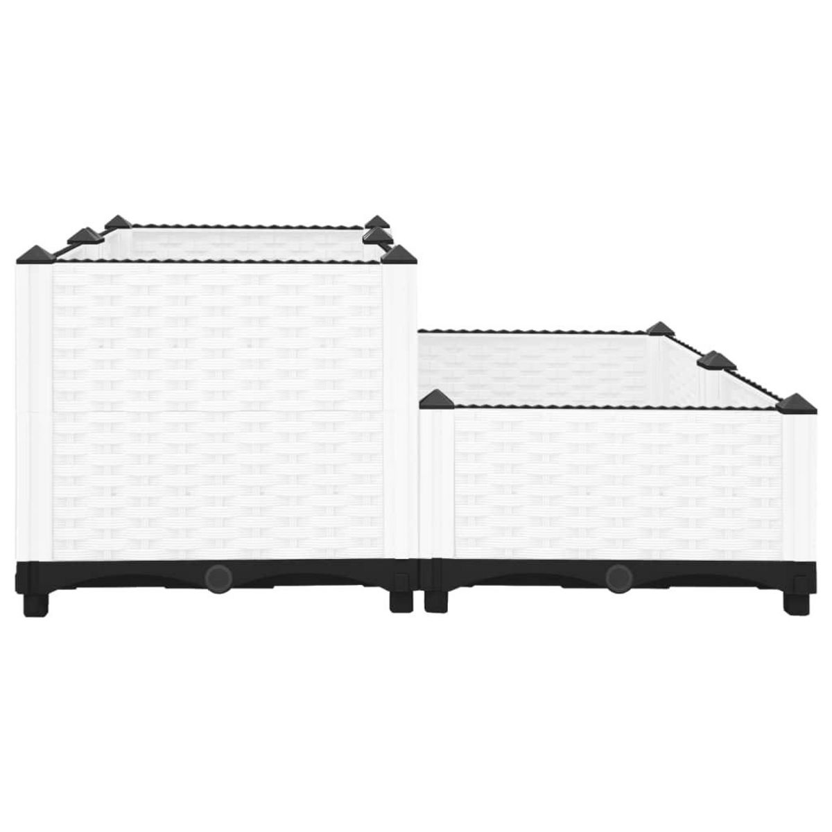 VIDAXL Lit sureleve 80x80x38 cm Polypropylene