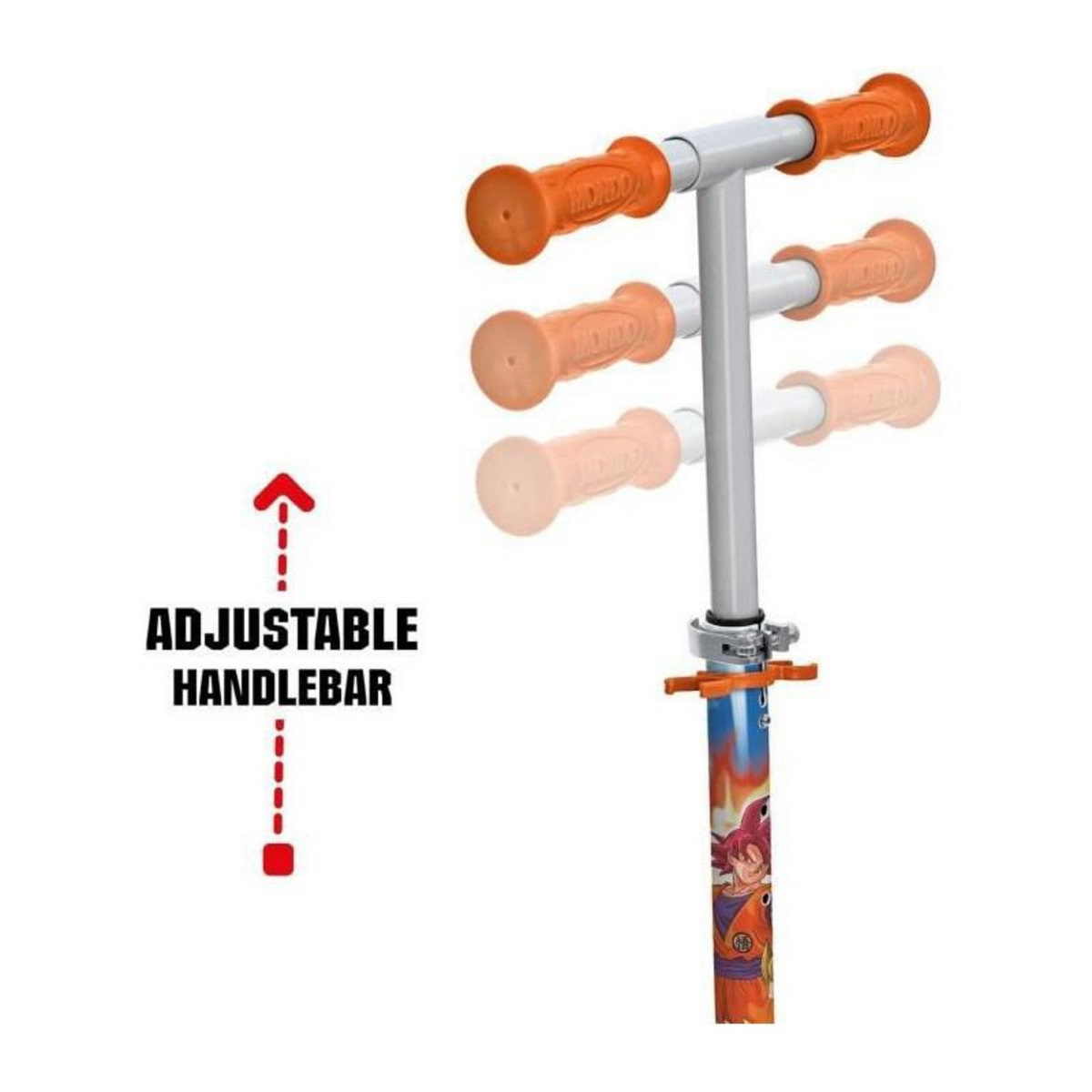 Mondo Trottinette Mondo pliable inspirée Dragon Ball orange