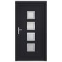 Voir la diapositive 3 : VIDAXL Porte d'entree anthracite 108x208 cm PVC