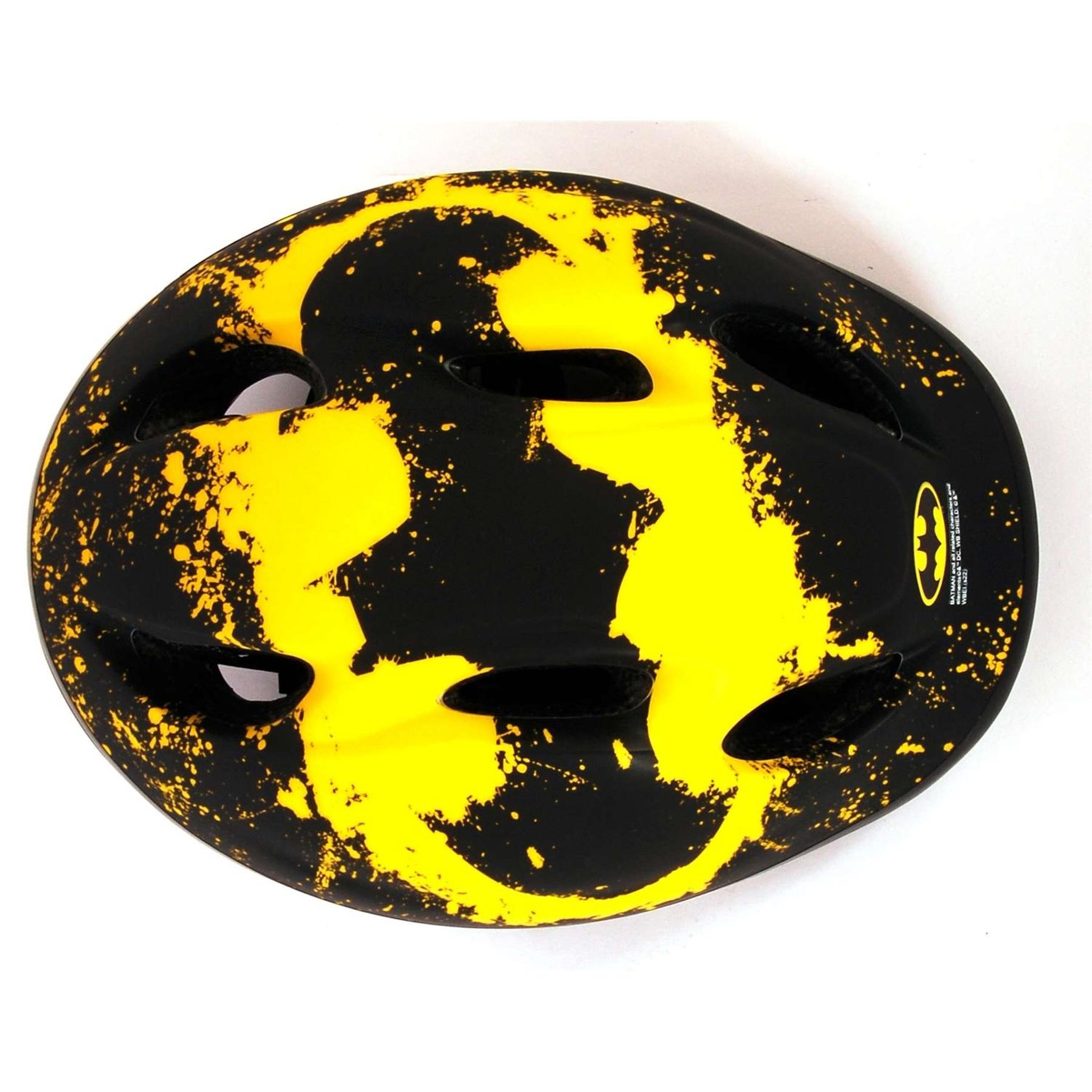 Voir la diapositive 2 : VOLARE Casque de vélo Batman noir 52-56 cm