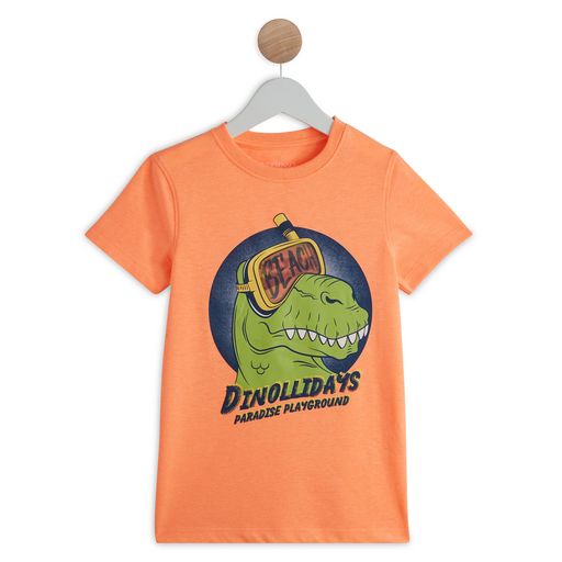 T-shirt Garçon 16 Ans Dinosaure Phosphorescent - Manches Courtes - T-shirt été Décontracté, Tennis, Plein Air