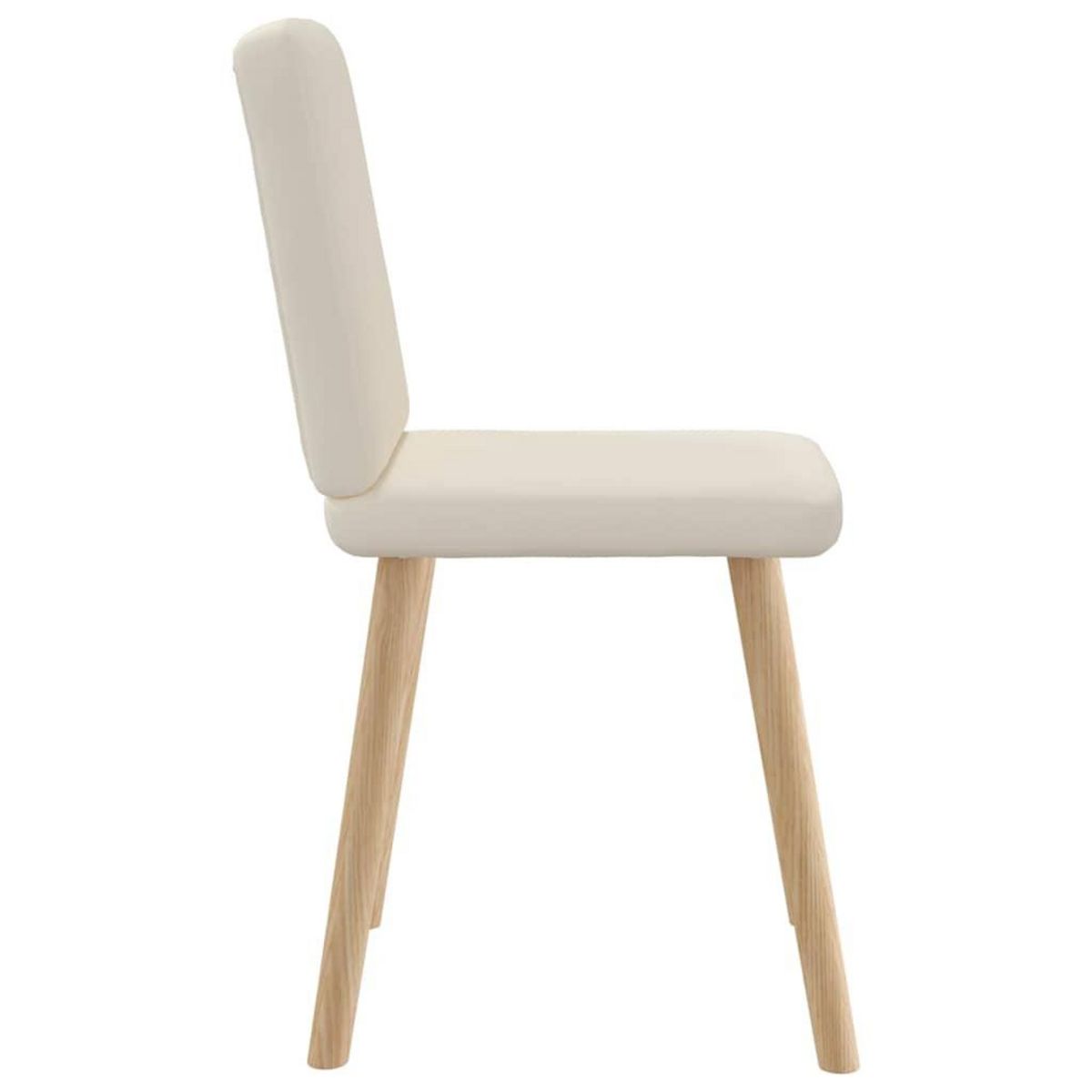 VIDAXL Chaises a manger lot de 2 Lin