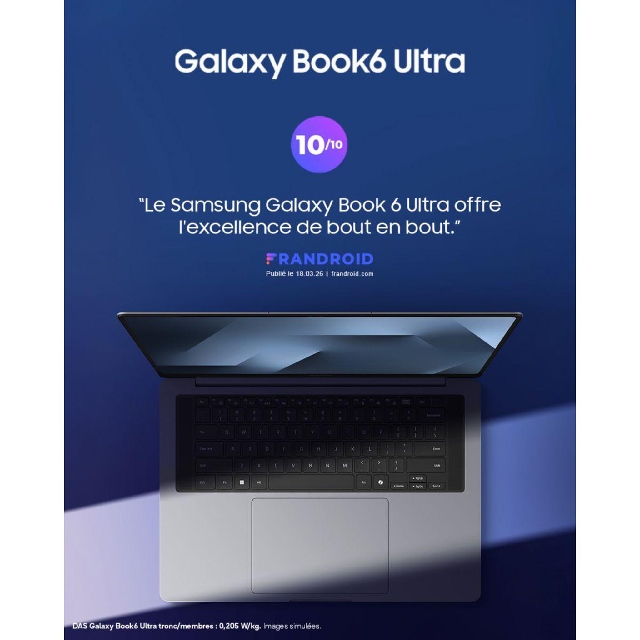 Voir la diapositive 2 : Samsung Ordinateur portable gb6 ultra 16  tactile amoled intel core ultra 7 356h 32 go ram lpddr5x ssd 1 to